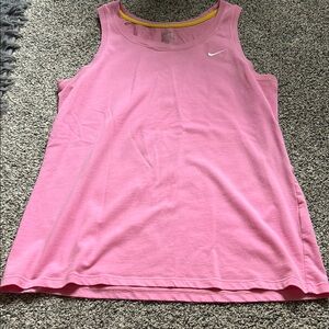 Nike Pink Sleeveless Relaxed Tank Top